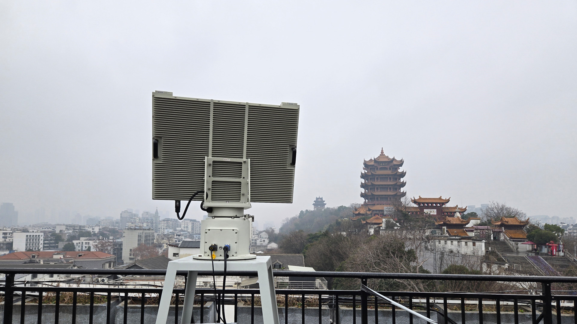 protecting yellow crane tower